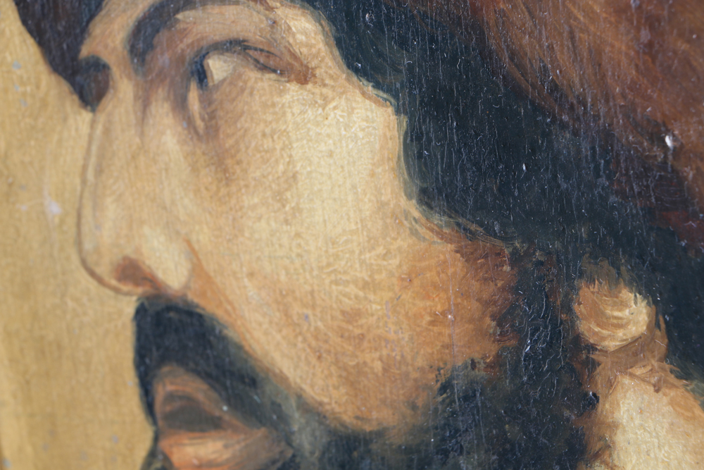 Framed Oil on Board "Ivan The Terrible" Painting