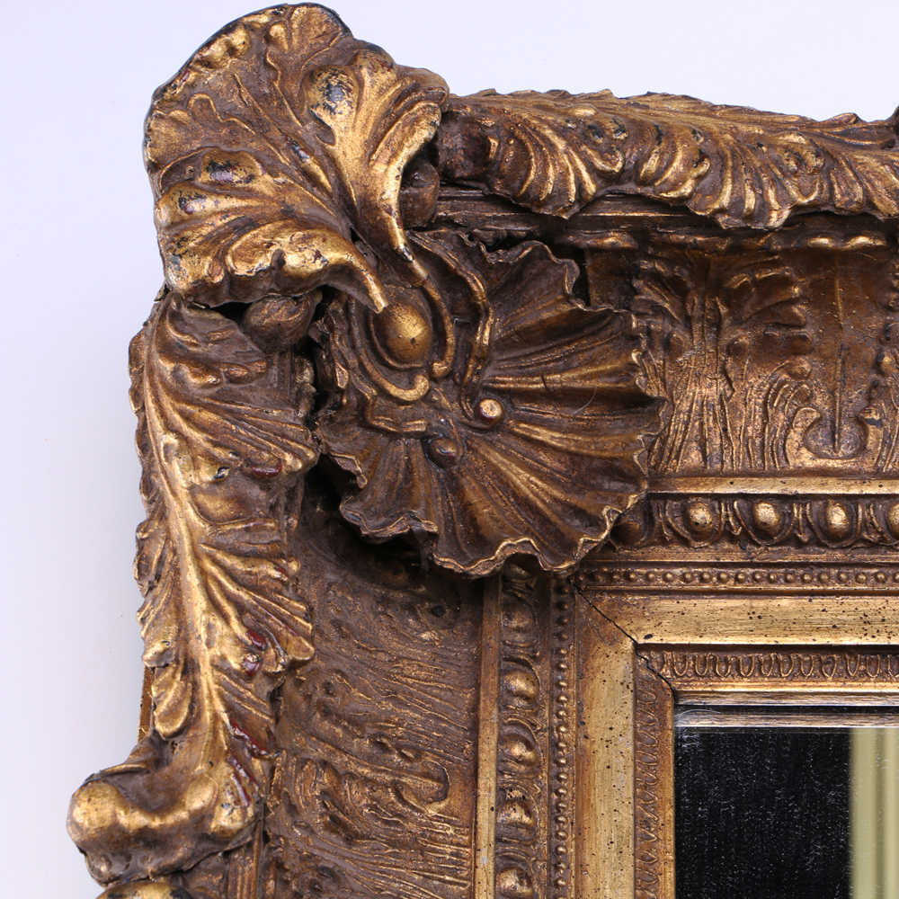 Gold Toned Gilded Mirror