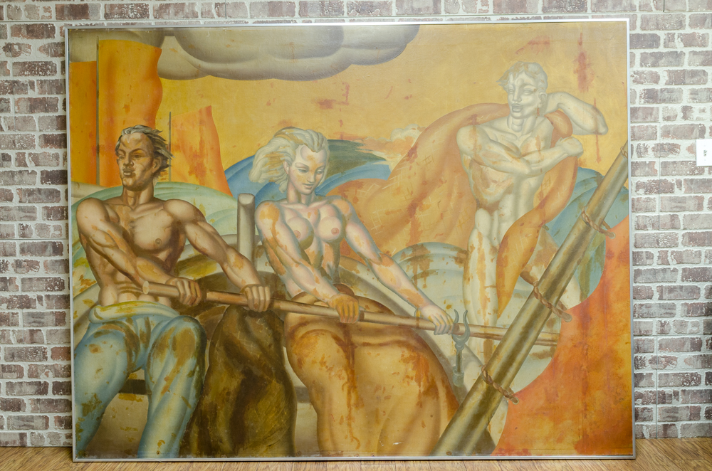 Original WPA Era Mural