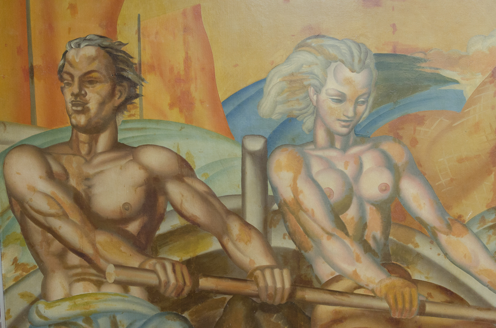 Original WPA Era Mural