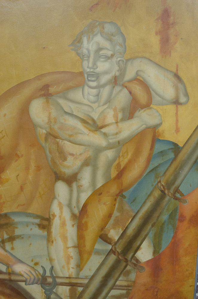 Original WPA Era Mural