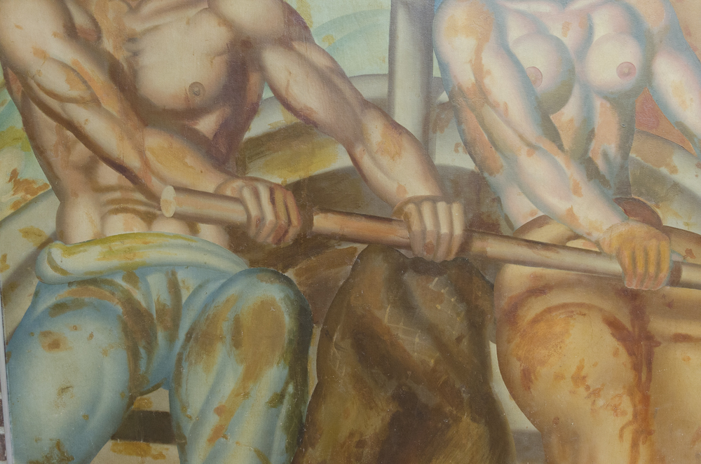 Original WPA Era Mural