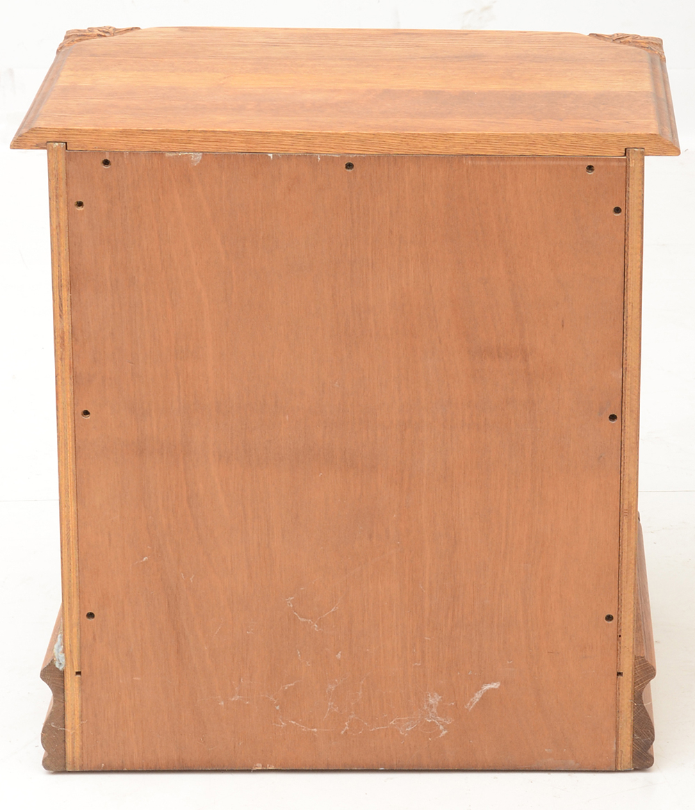 Oakwood Interiors Carved Oak Nightstands