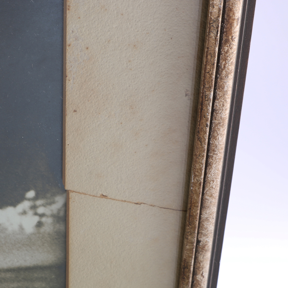 Black and White Photograph of Hindenburg Disaster