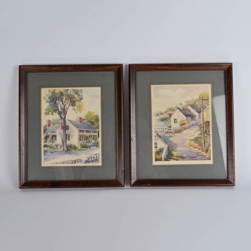 Pair of George M. Kirby Lithographs