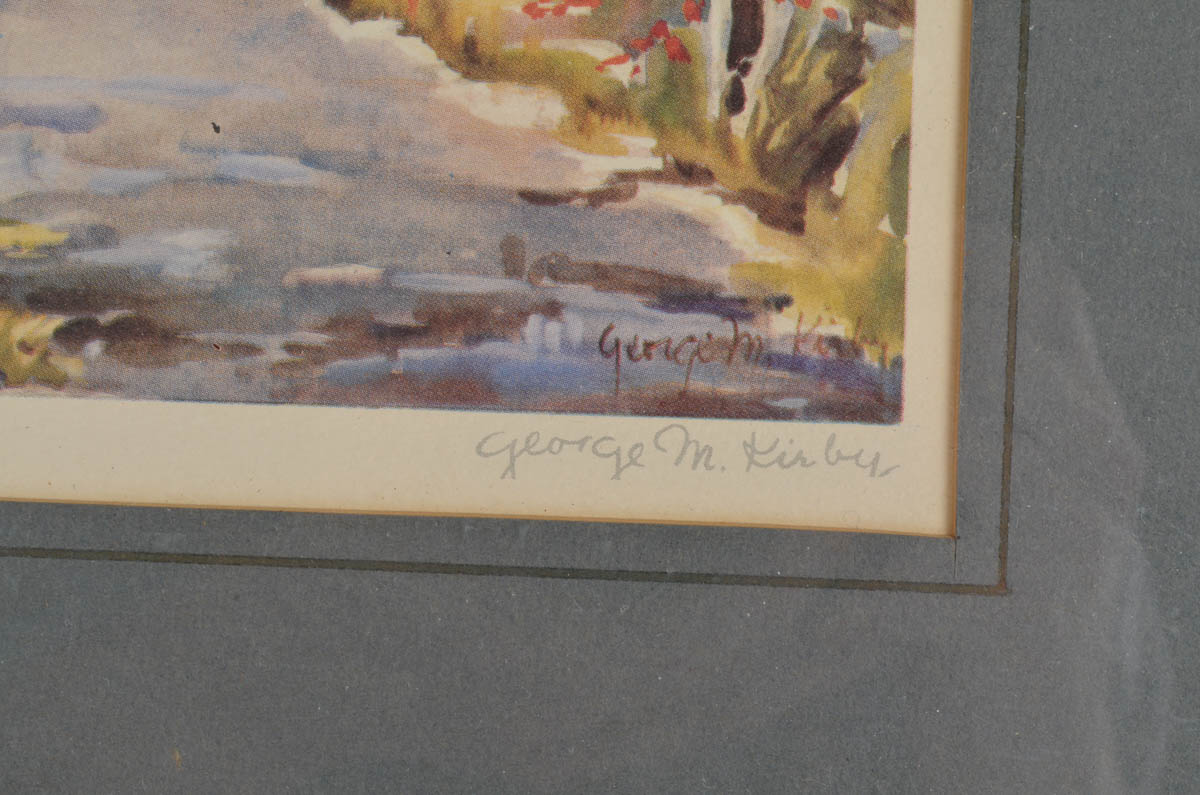 Pair of George M. Kirby Lithographs