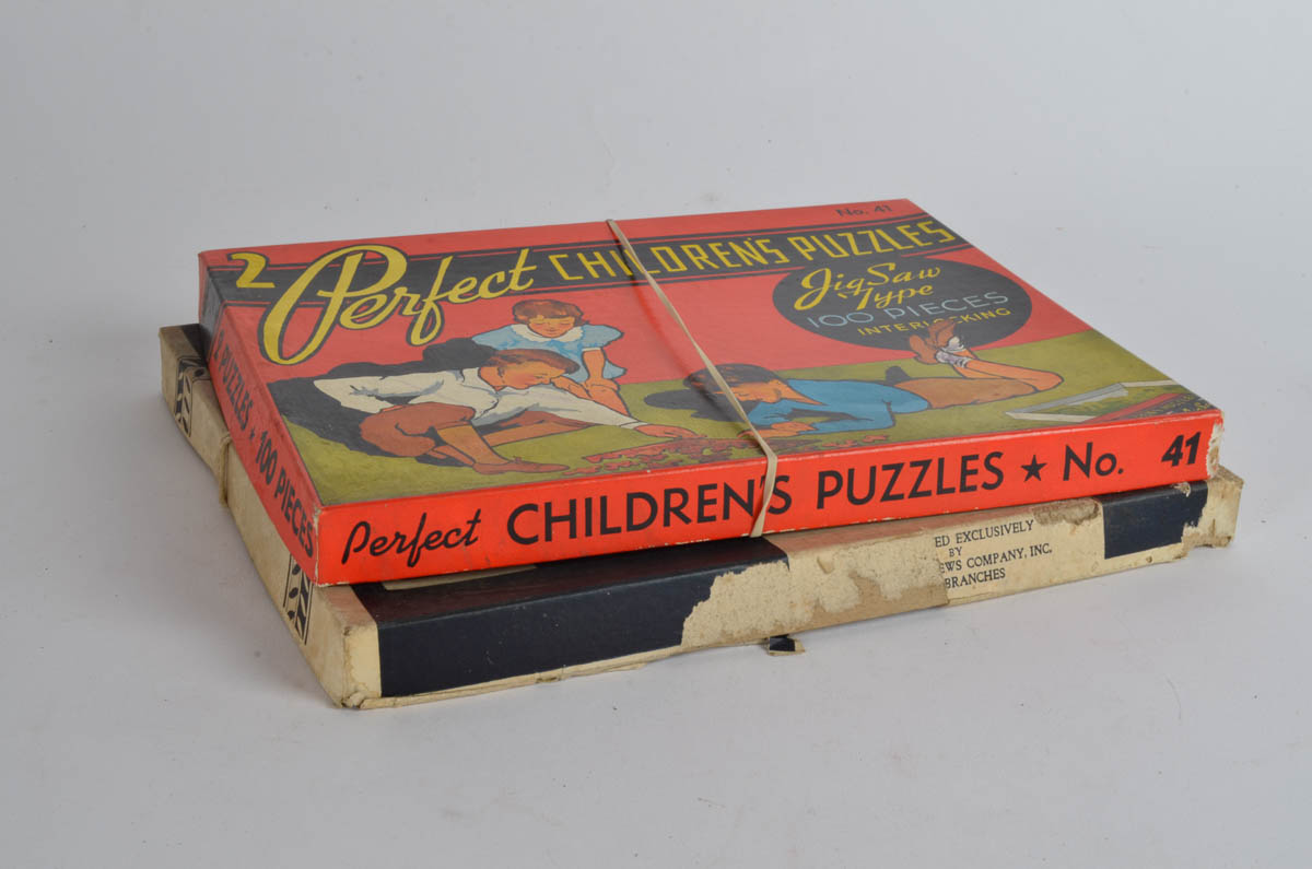 Assortment of Vintage Jigsaw Puzzles