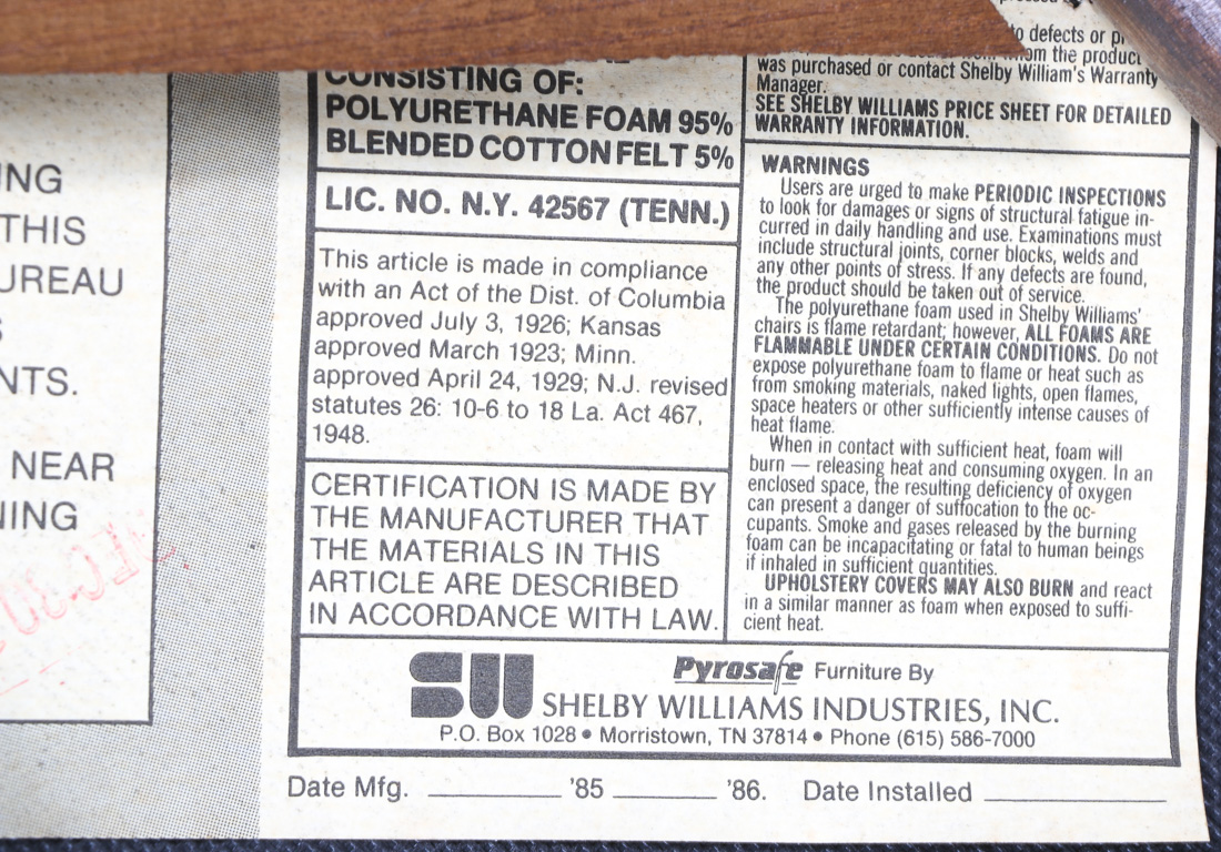 Pair of Vintage Bamboo Style Upholstered Armchairs