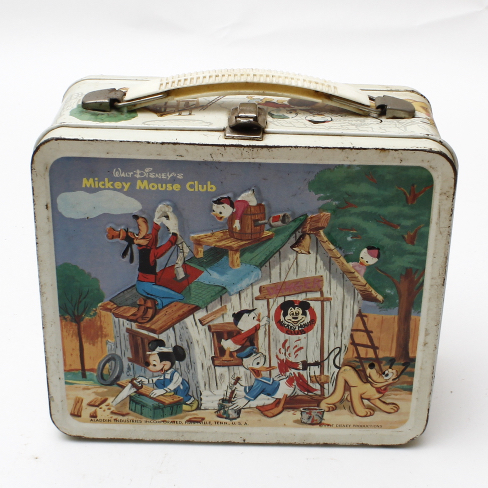 Vintage 1960s "Mickey Mouse Club" Metal Lunchbox