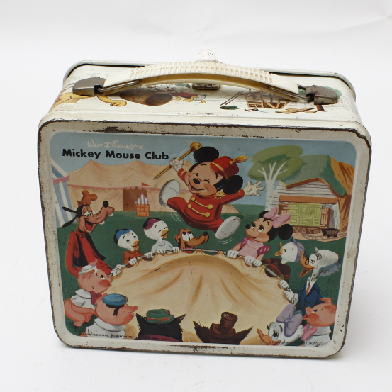 Vintage 1960s "Mickey Mouse Club" Metal Lunchbox
