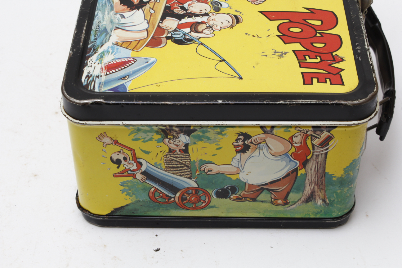 Vintage 1964 "Popeye" Metal Lunchbox