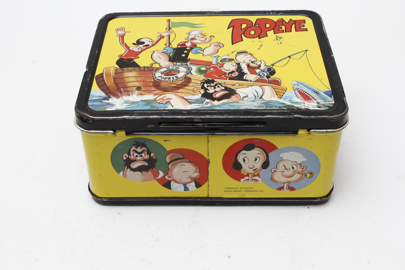 Vintage 1964 "Popeye" Metal Lunchbox