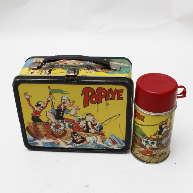 Vintage 1964 "Popeye" Metal Lunchbox