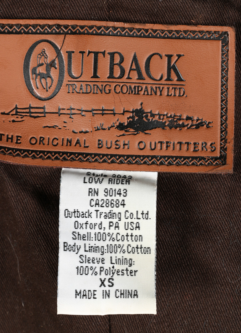 Outback Trading Company Oilskin Duster