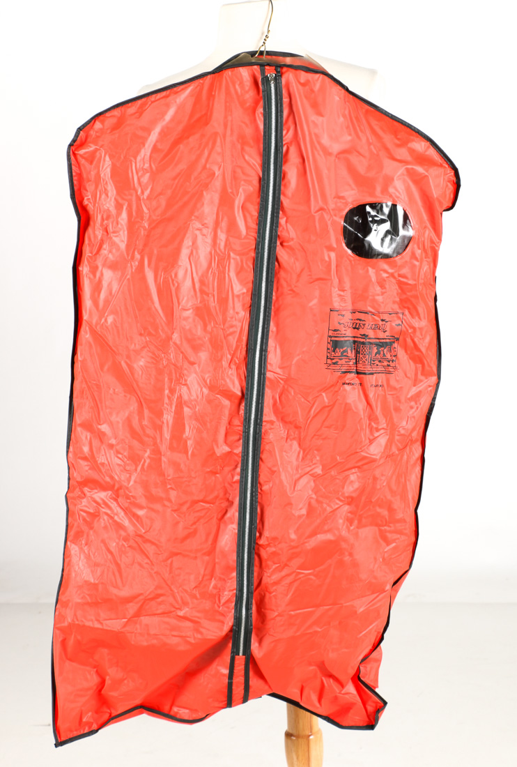 Men's Black Pinstripe Suit