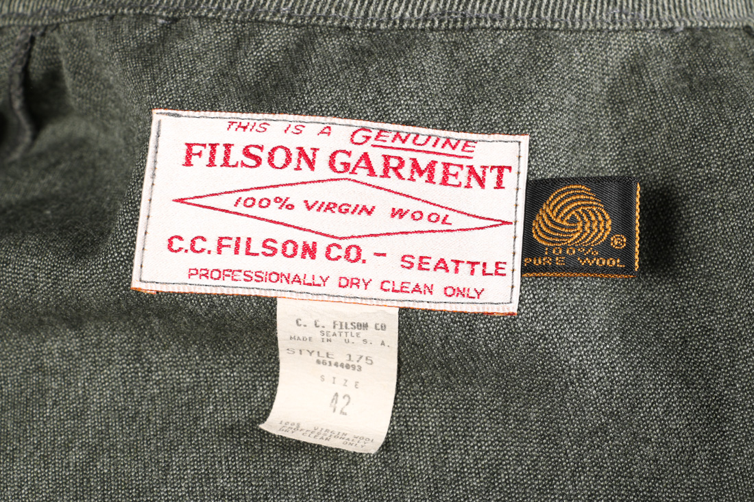 Filson Gray Wool Suit