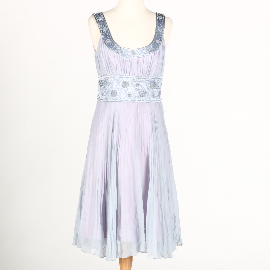 Laundry by Shelli Segal Pleated Lavender Dress