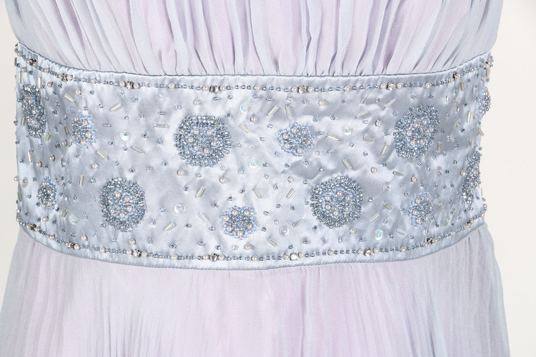 Laundry by Shelli Segal Pleated Lavender Dress