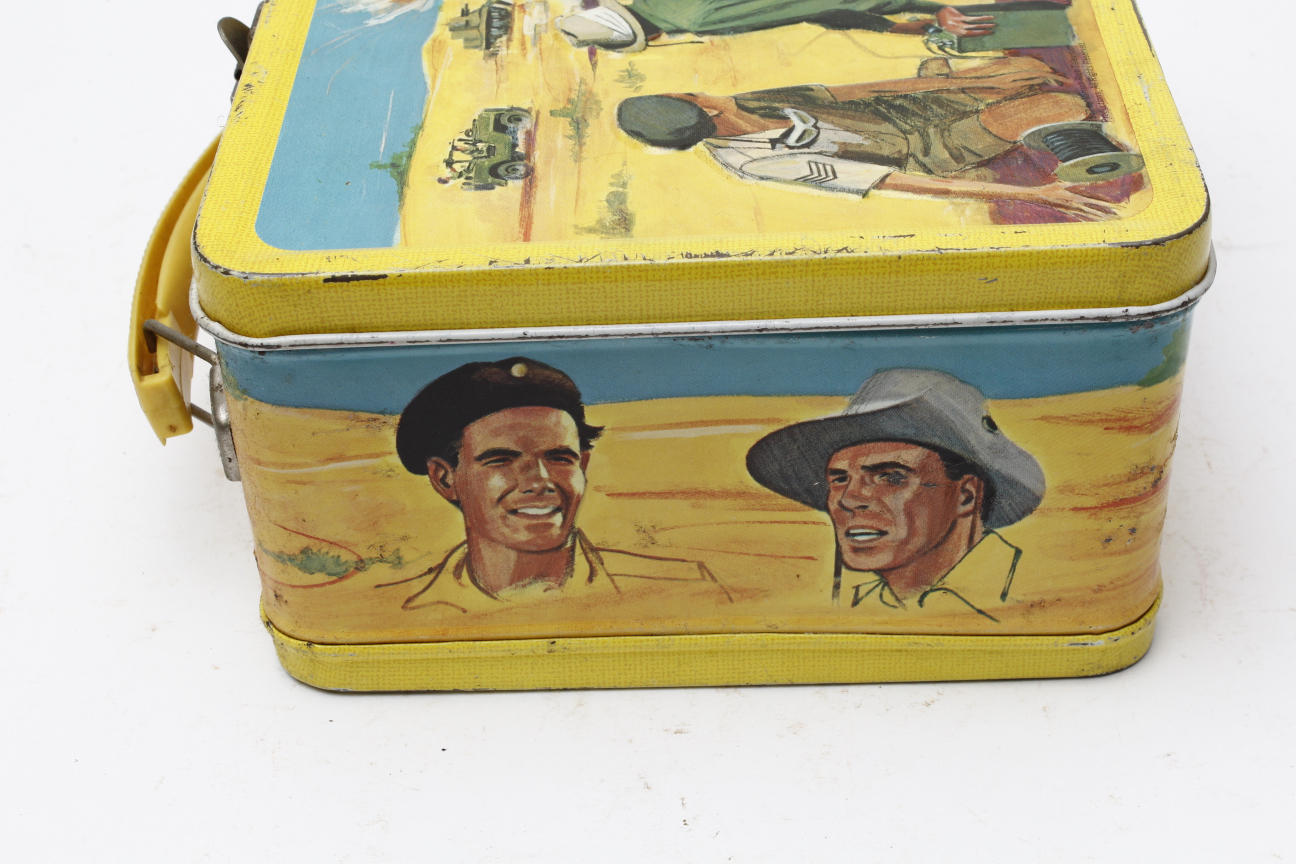 Vintage 1967 "The Rat Patrol" Metal Lunchbox