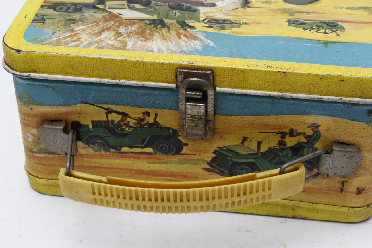 Vintage 1967 "The Rat Patrol" Metal Lunchbox