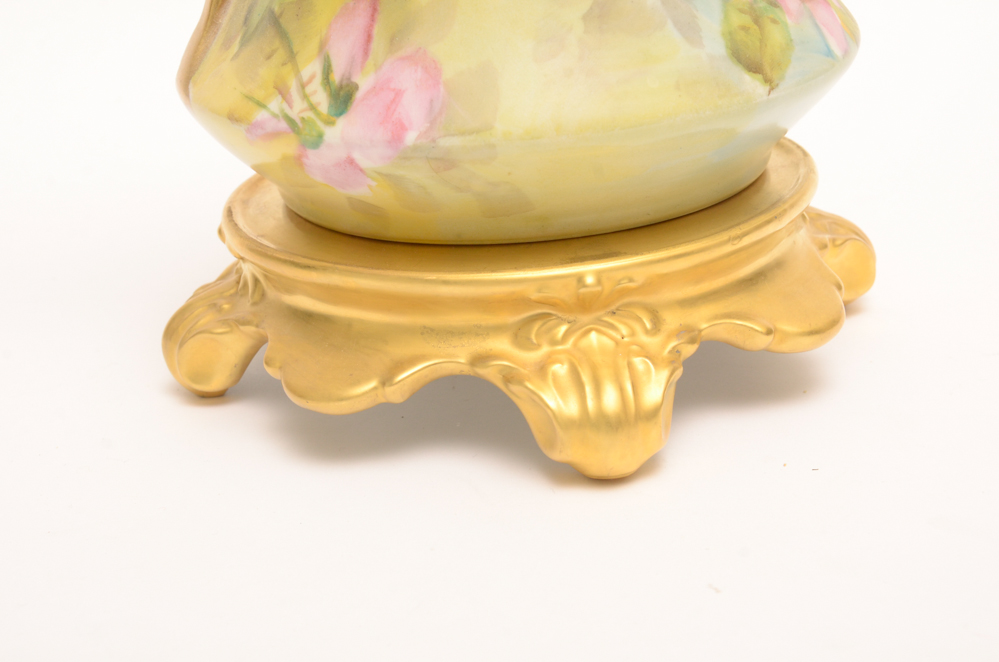 Porcelain Limousine Limoges Chocolate Pot