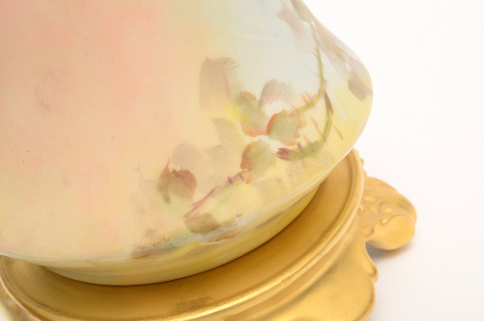 Porcelain Limousine Limoges Chocolate Pot