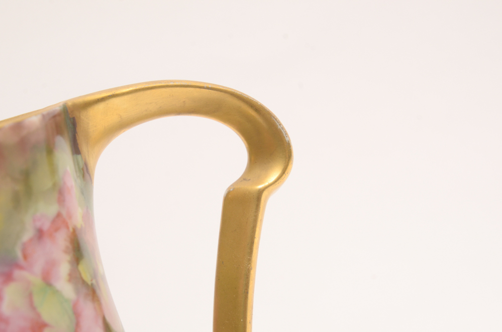 Porcelain Limousine Limoges Chocolate Pot