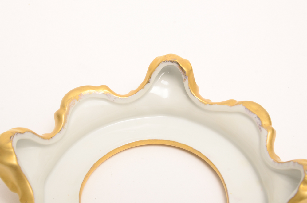 Porcelain Limousine Limoges Chocolate Pot