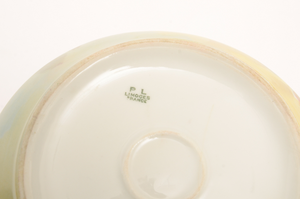 Porcelain Limousine Limoges Chocolate Pot