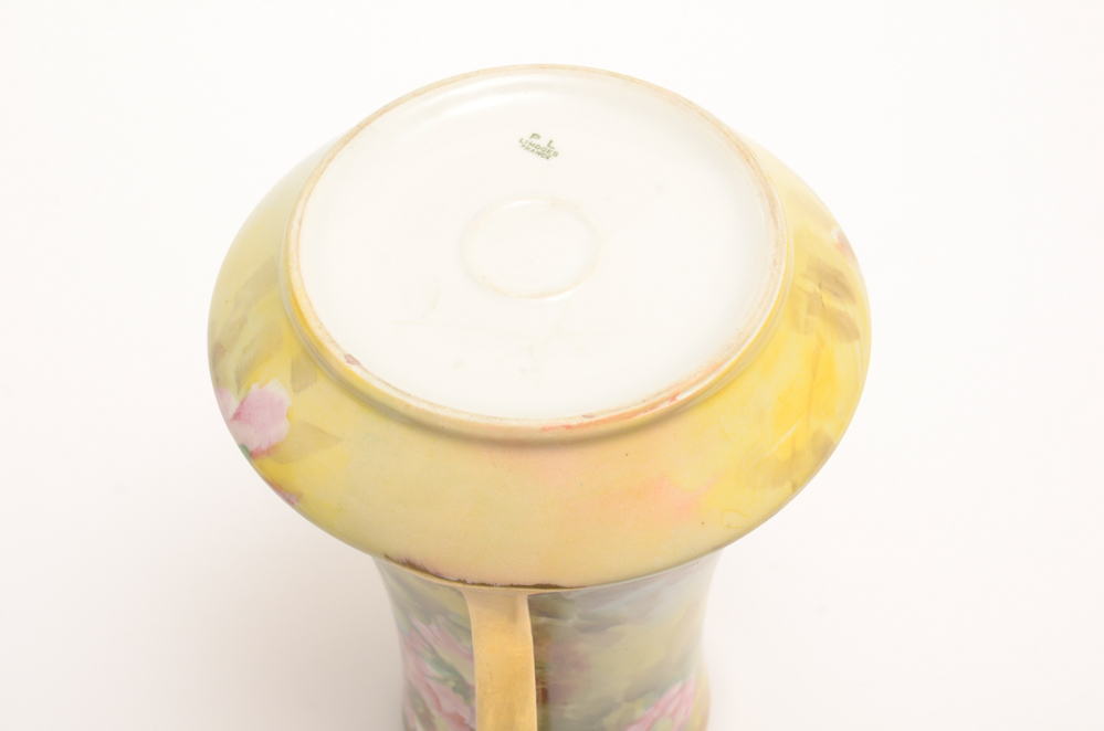 Porcelain Limousine Limoges Chocolate Pot