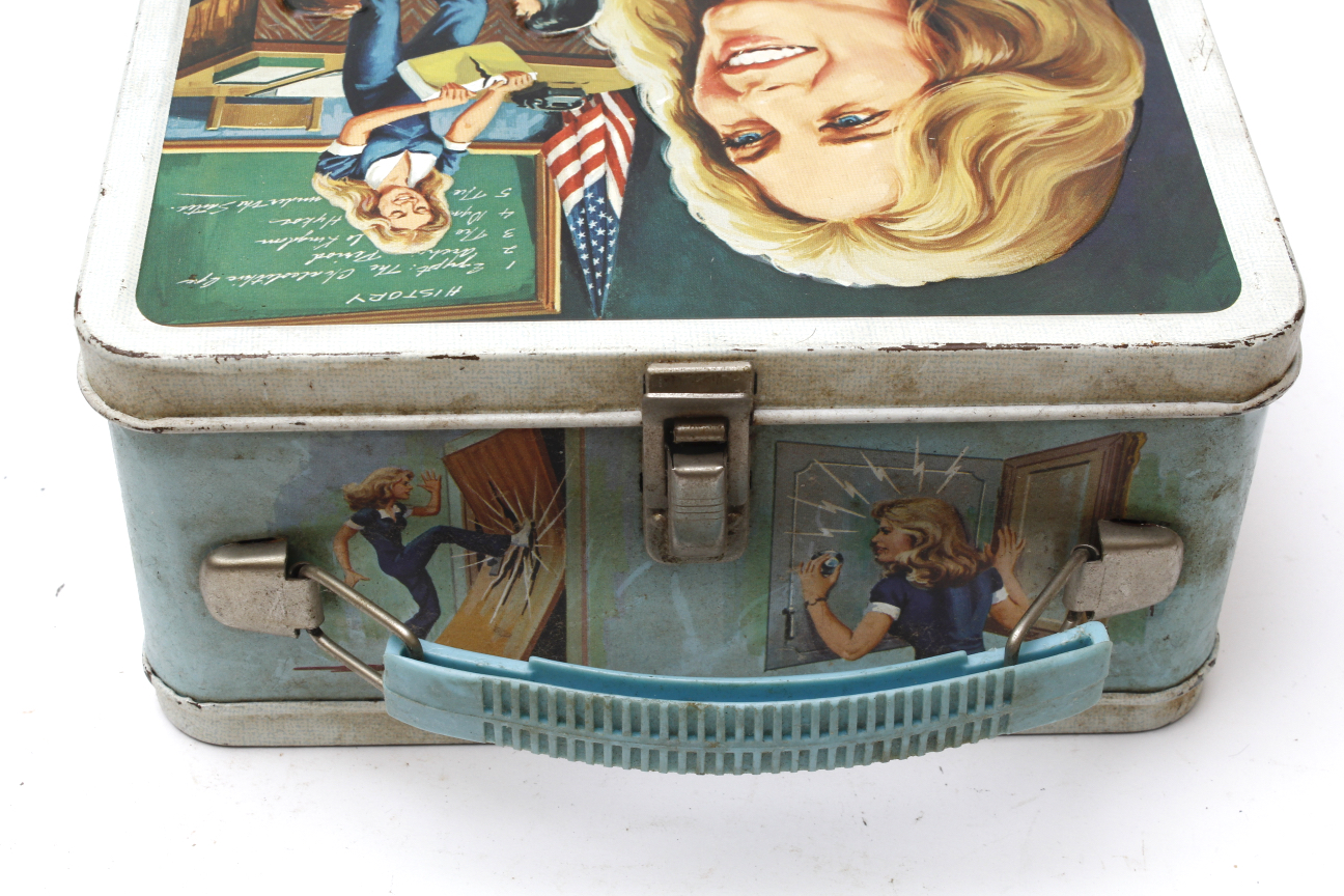 Vintage 1970s "Bionic Woman" Metal Lunchbox