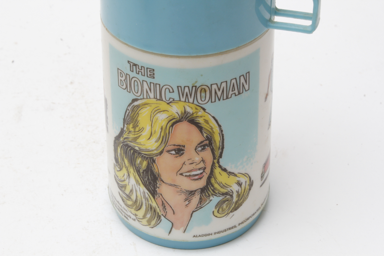 Vintage 1970s "Bionic Woman" Metal Lunchbox