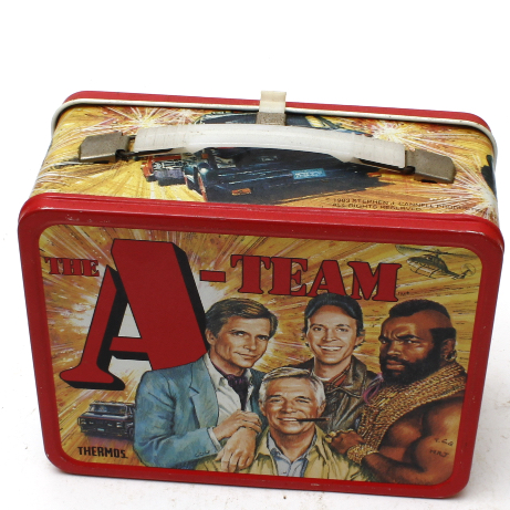 Vintage 1980s "The A-Team" Metal Lunchbox