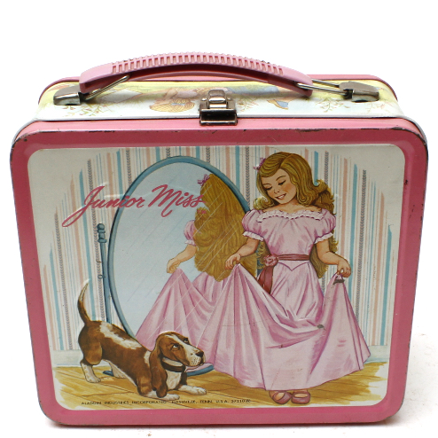 Vintage 1970s "Junior Miss" Metal Lunchbox