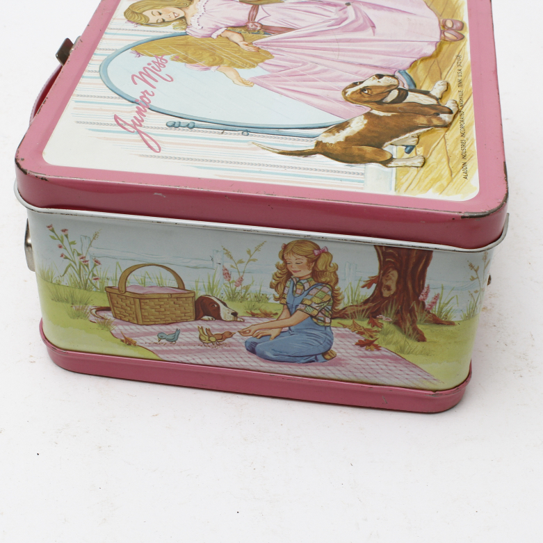 Vintage 1970s "Junior Miss" Metal Lunchbox