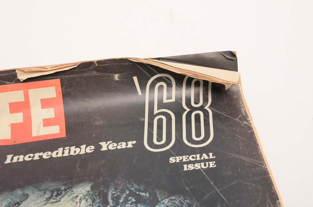 1960s Apollo 8 and Moon Landing Newspapers and LIFE Magazine