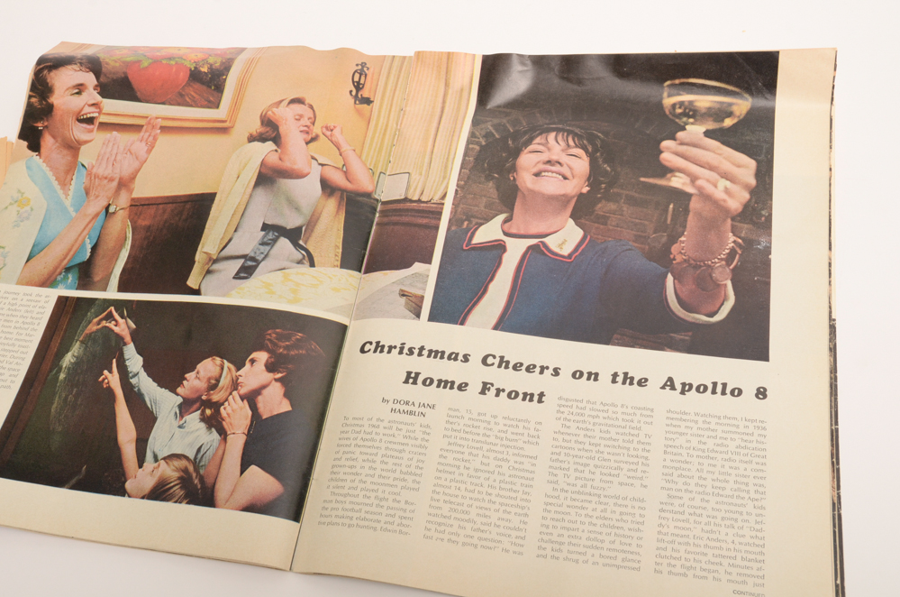 1960s Apollo 8 and Moon Landing Newspapers and LIFE Magazine