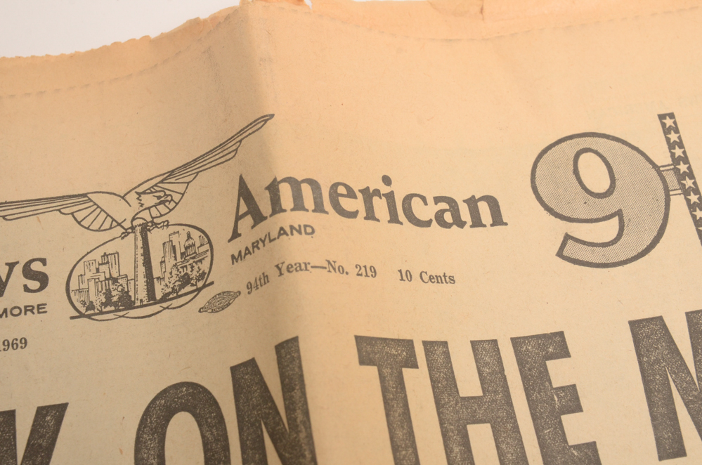 1960s Apollo 8 and Moon Landing Newspapers and LIFE Magazine