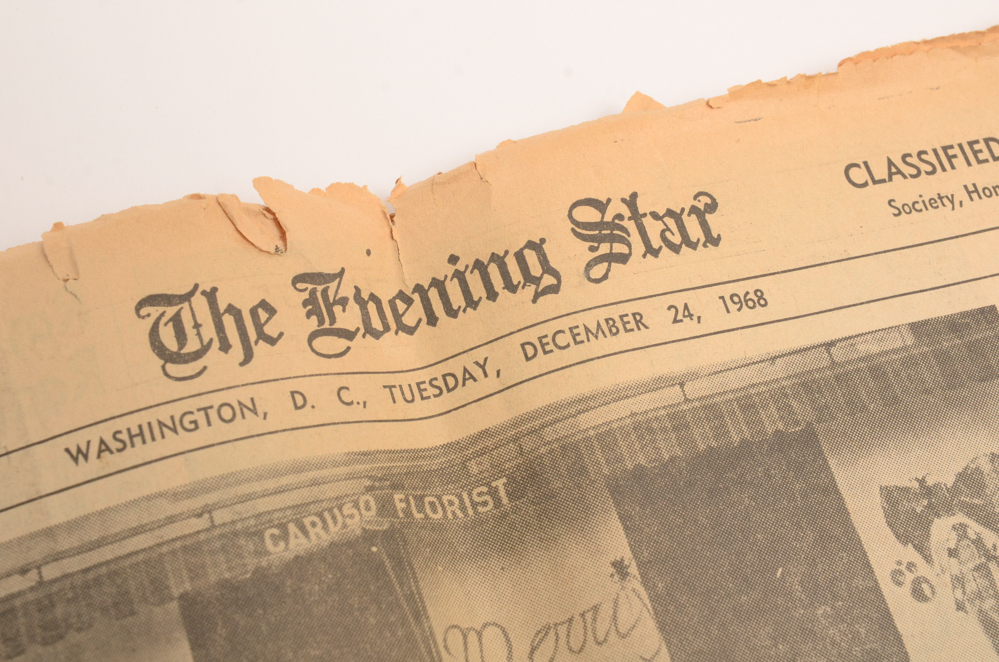 1960s Apollo 8 and Moon Landing Newspapers and LIFE Magazine