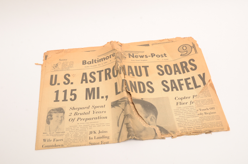 1960s Apollo 8 and Moon Landing Newspapers and LIFE Magazine