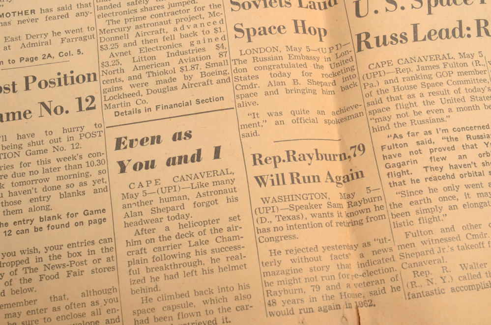 1960s Apollo 8 and Moon Landing Newspapers and LIFE Magazine
