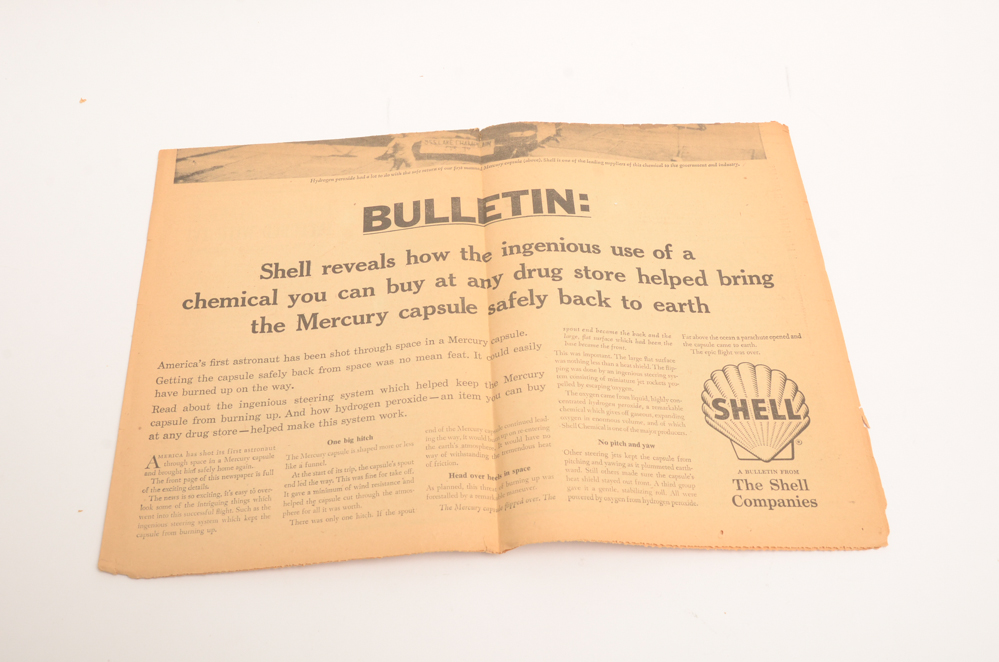 1960s Apollo 8 and Moon Landing Newspapers and LIFE Magazine