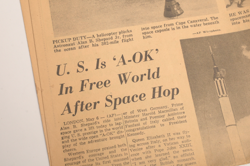 1960s Apollo 8 and Moon Landing Newspapers and LIFE Magazine