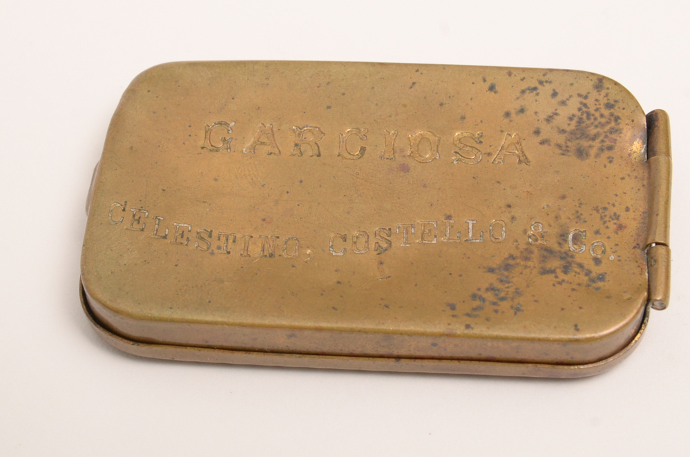 Vintage Tobacco Cases from Spain with Compact