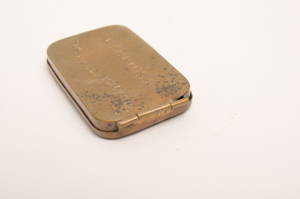 Vintage Tobacco Cases from Spain with Compact