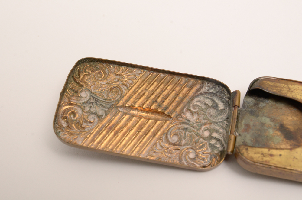 Vintage Tobacco Cases from Spain with Compact