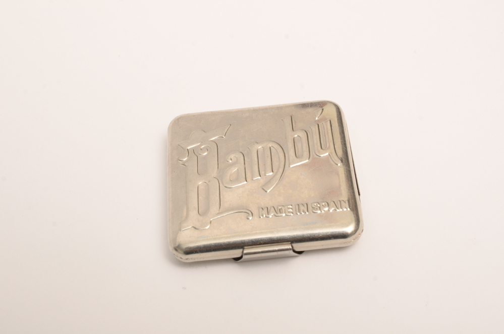 Vintage Tobacco Cases from Spain with Compact