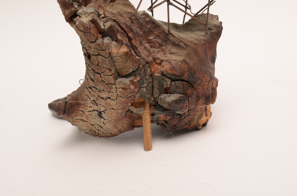 Tim Holmes Sculpture of Stilted Waterfront Cottages