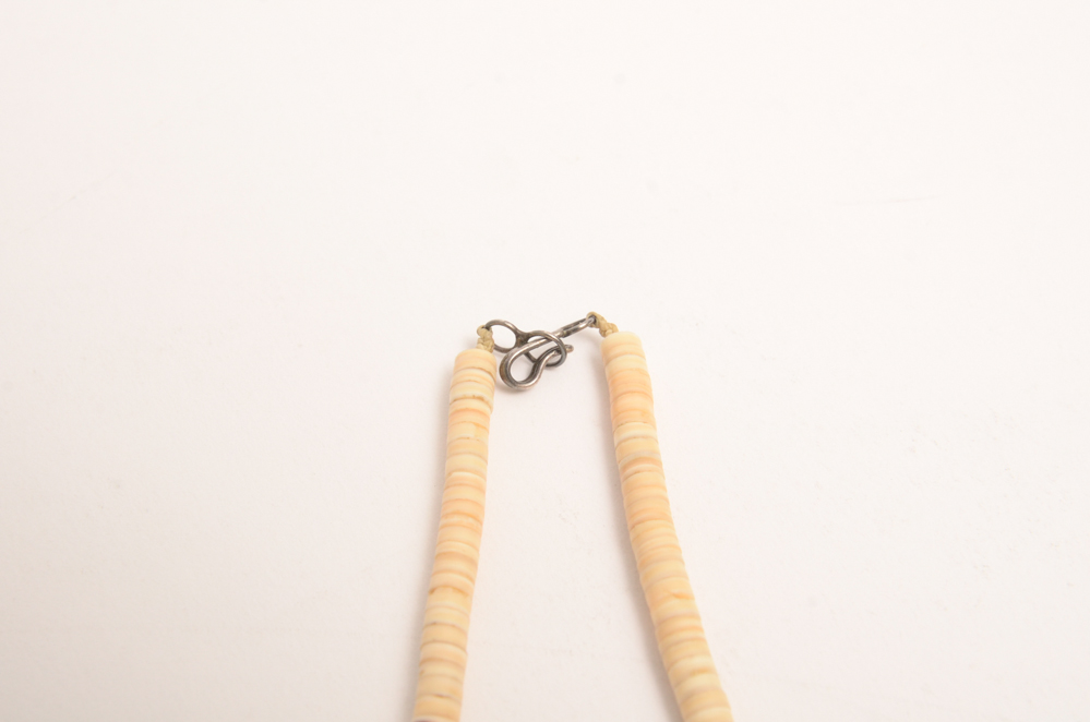 Collection of Carved Stone and Glass Bead Necklaces