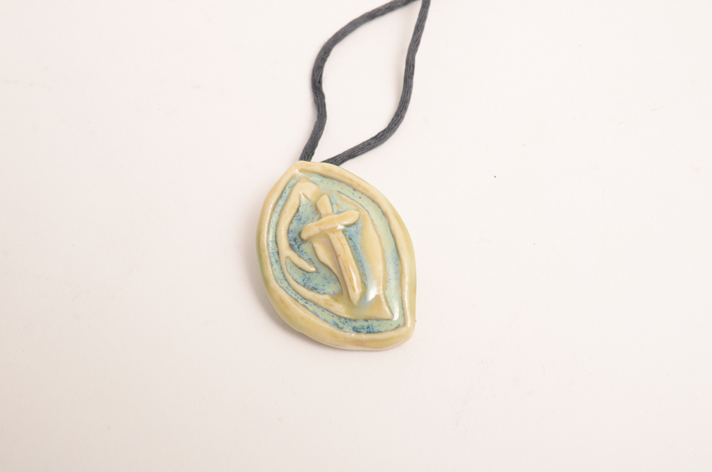 Collection of Carved Stone and Glass Bead Necklaces